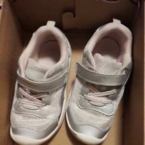 Stride Rite Silver Kids Sneakers